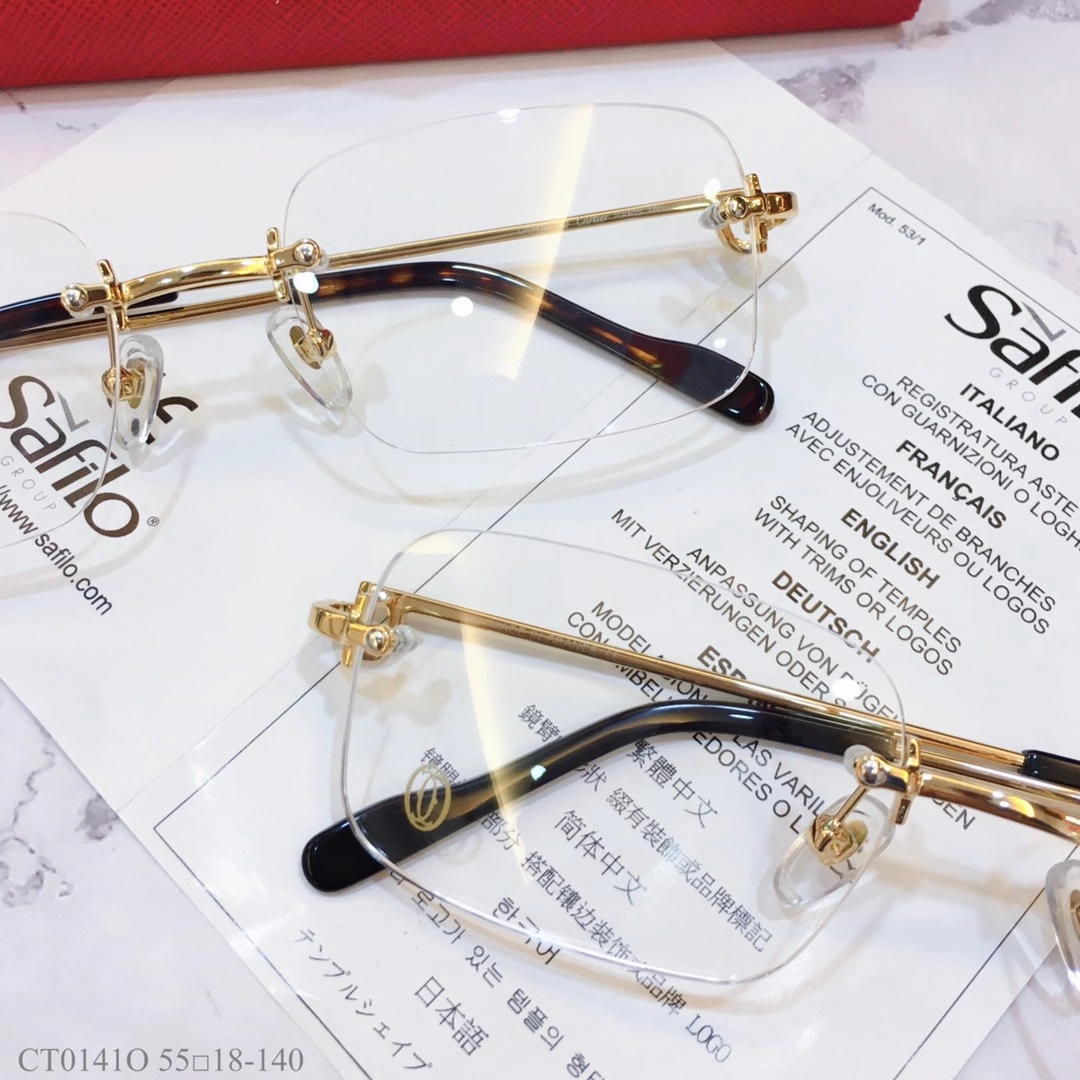 Buy Replica Cartier Eyeglass Optical Frames CT01410 FCA322 Online